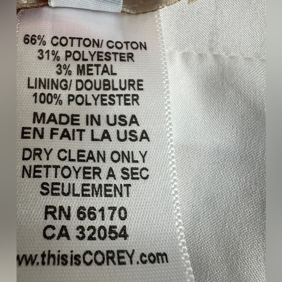 Anthropologie Corey Lynn Calter High Waist Jacquard Shorts Size 4 - Picture 6 of 7